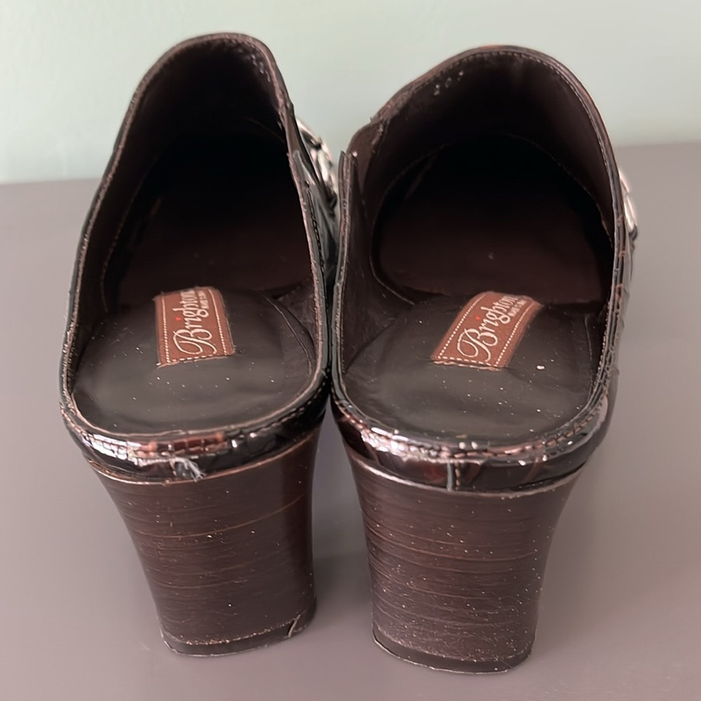 Brighton TWIGGY slip on shoes clogs mules 7.5 - Picture 2 of 6